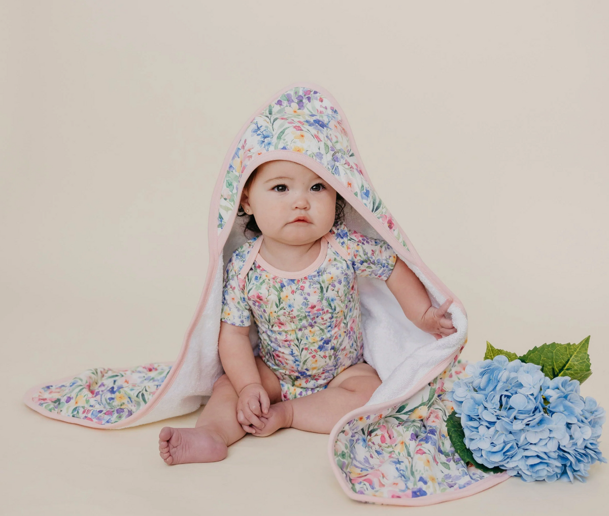 Copper Pearl Josie Premium Baby Knit Hooded Towel