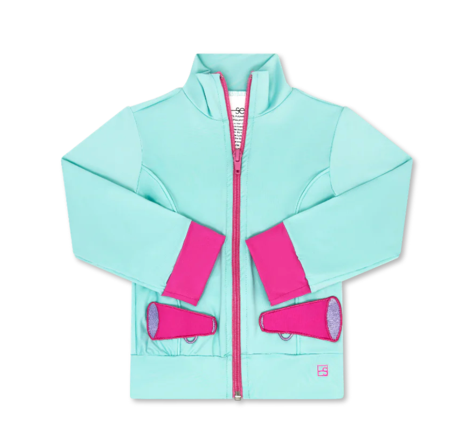 Juliet Jacket - Totally Turquoise, Power Pink, Megaphone