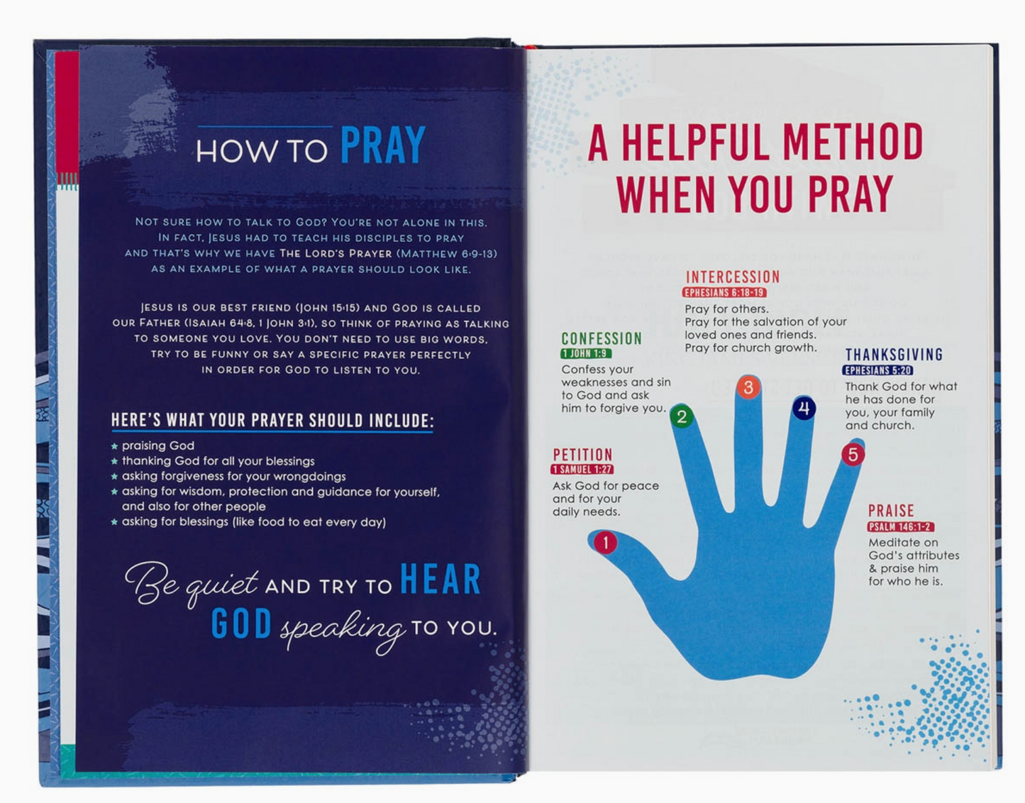 KJV Bible Kid Edition Hardcover, Blue