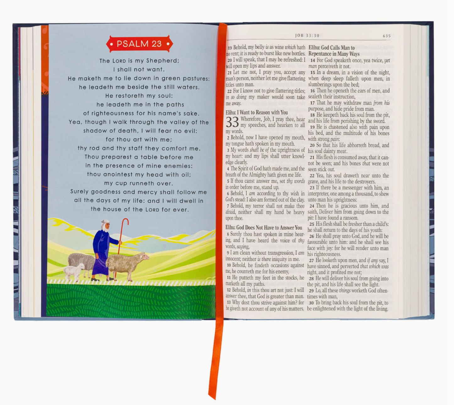 KJV Bible Kid Edition Hardcover, Blue