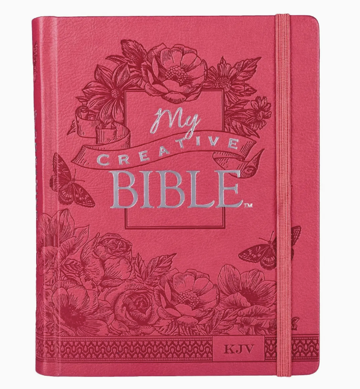 KJV My Creative Bible Faux Leather Hc, Pink