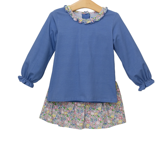 TSK Floral Skort Set