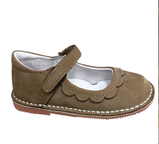 Violette Pearl Mary Jane NUBUCK KHAKI