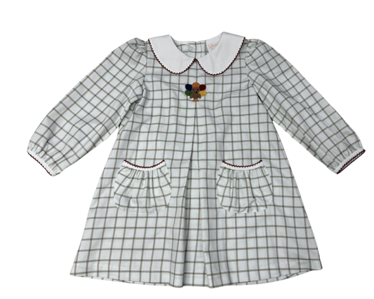 Whimsy Bay Kids Turkey Time Dress