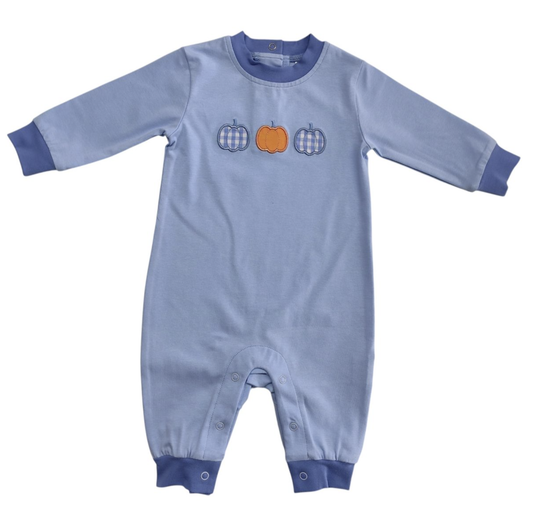 Jumping Jolly Pumpkin Patch Boy Romper