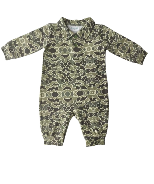 Jumping Jolly Camo Romper