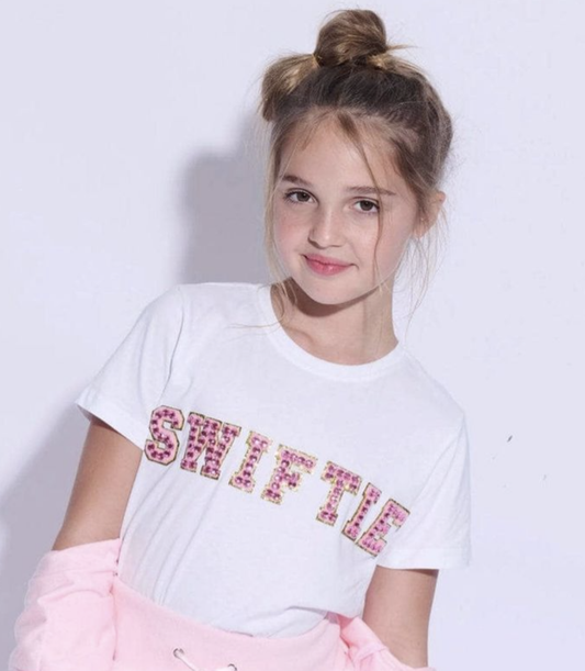 Pink Crystal Swiftie Tee
