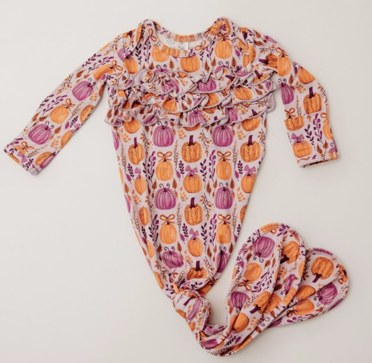 RR Sweet Harvest Knot Gown - NB