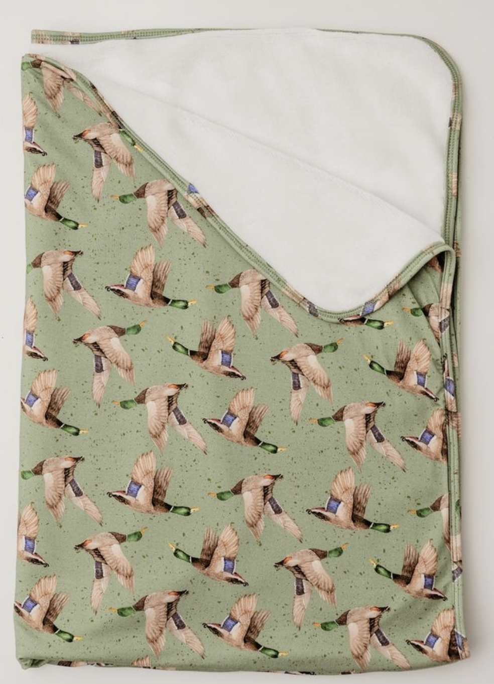 RR Mallard Skies Swaddle Blanket - One Size