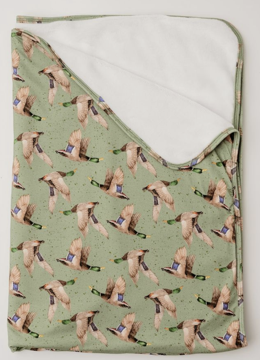 RR Mallard Skies Swaddle Blanket - One Size