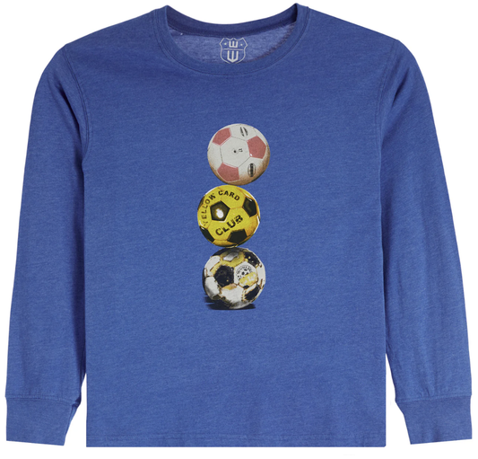 Wes & Willy Soccer Ball Tower L/S Tee
