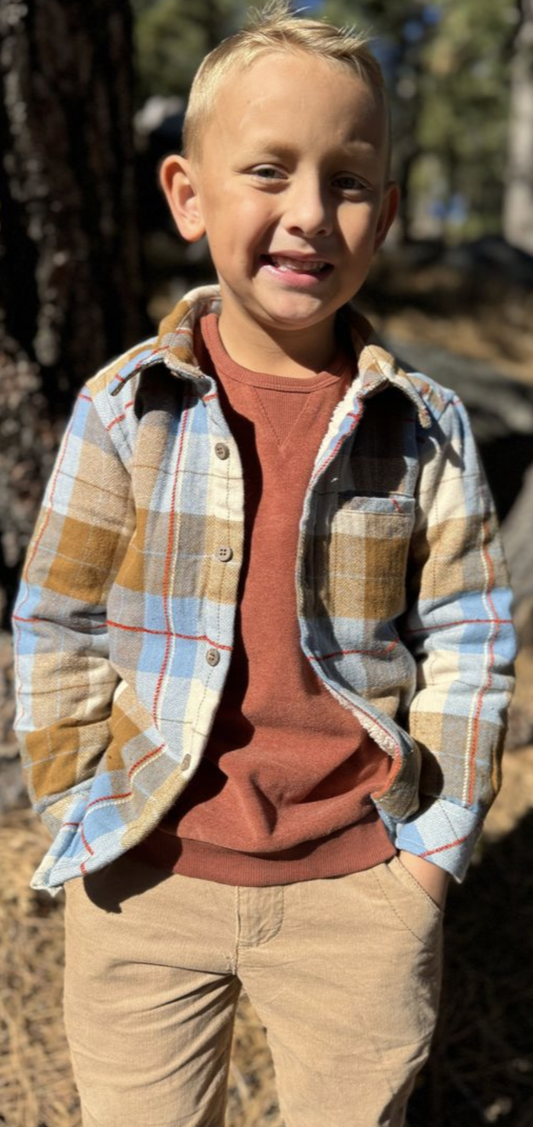 Me & Henry  Adventurer Sherpa Lined Shirt