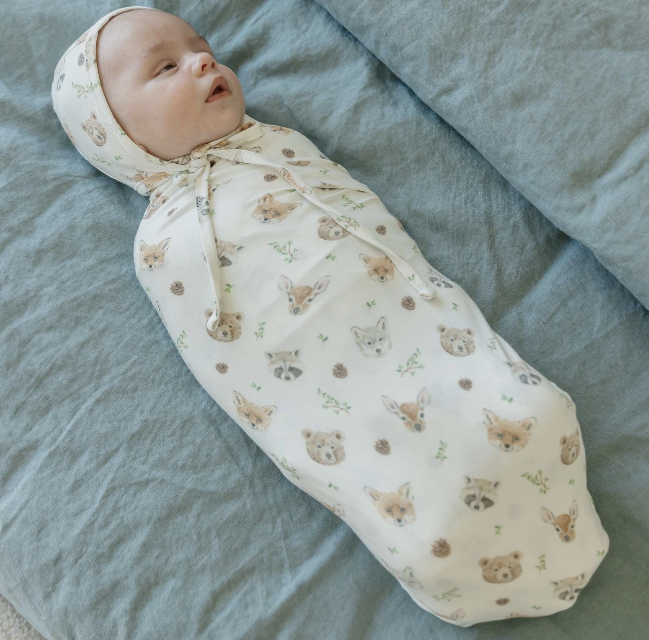 Copper Pearl Wilder Knit Swaddle Blanket