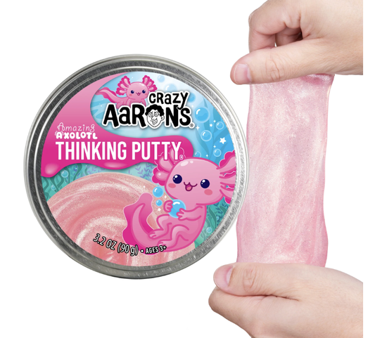 Crazy Aaron's  Amazing AXOLOTL Thinking Putty