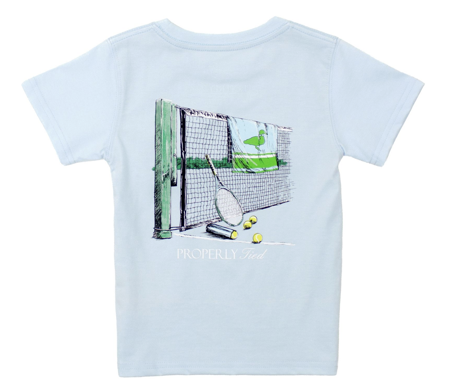 Properly Tied Courtside SS T-shirt - Periwinkle