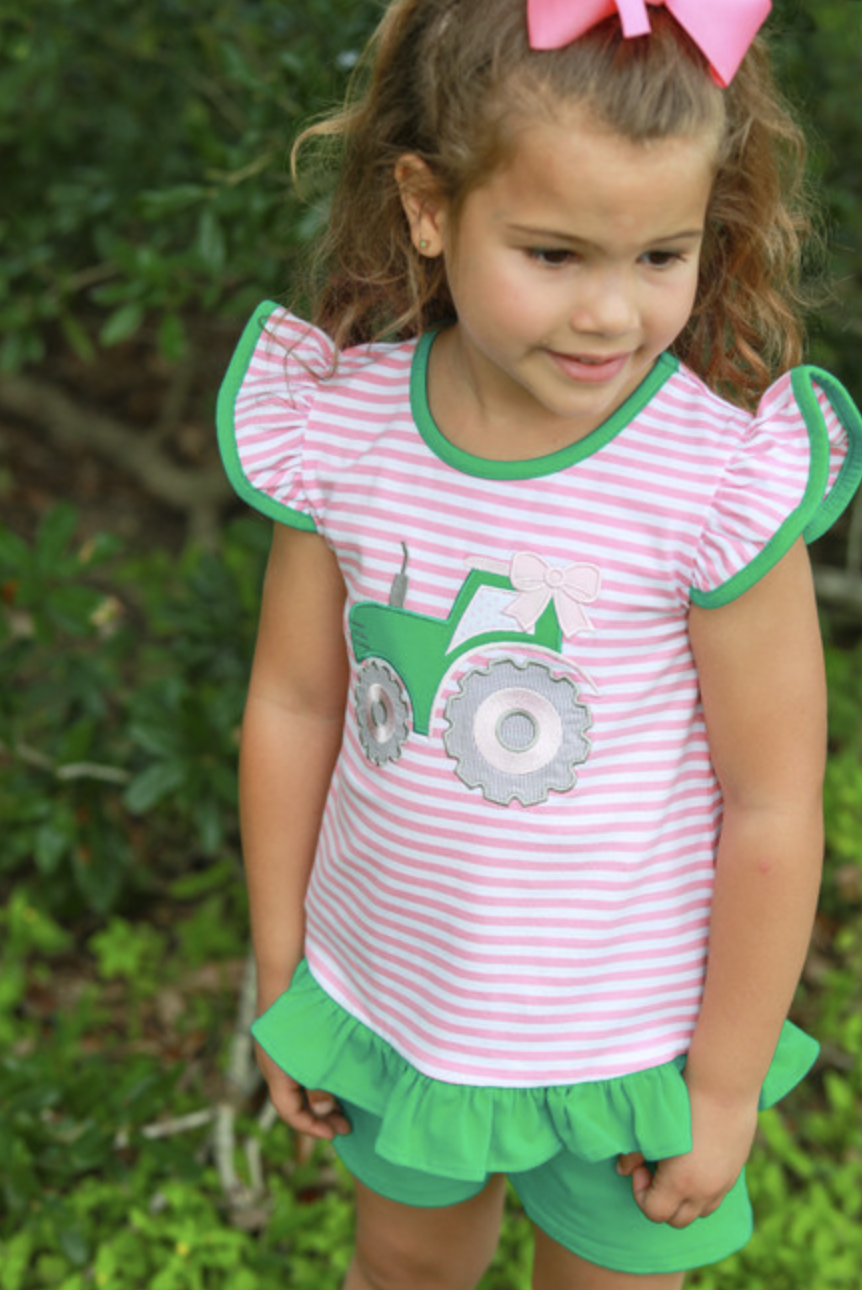 Trotter Street Kids Harvest Time Flutter Short Set