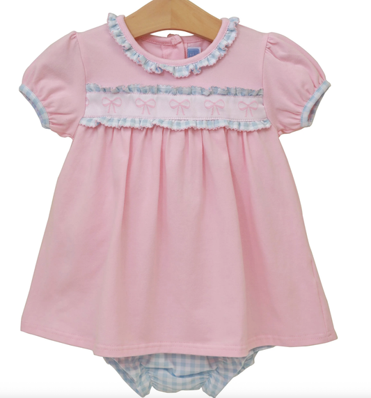 Trotter Street Kids Pretty In Pink Diaper Set