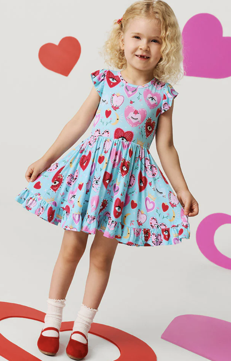 Posh Peanut Sweet Fiona Ruffled Twirl Dress