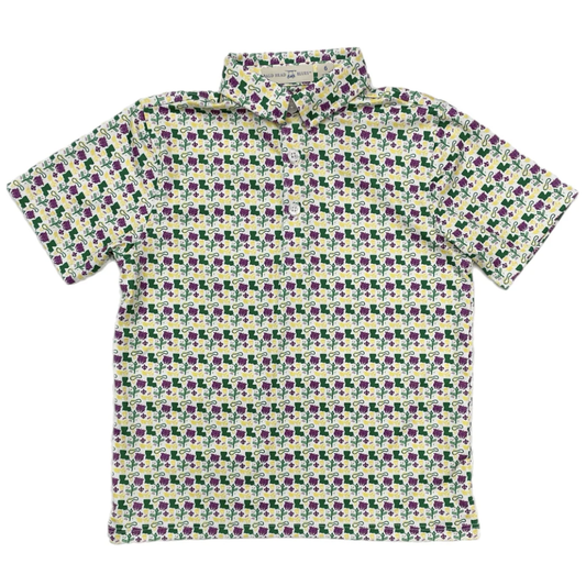 Bald Head Blues Mardi Gras Polo