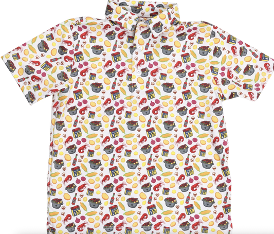 Bald Head Blues Crawfish Boil Polo