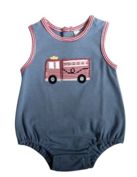 Three Sisters Firetruck Boys Bubble