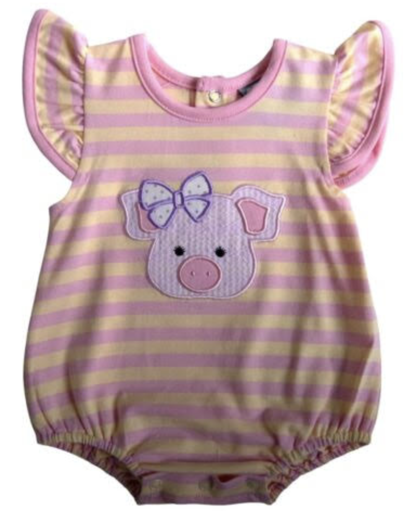 Three Sisters Pig Applique Bubble