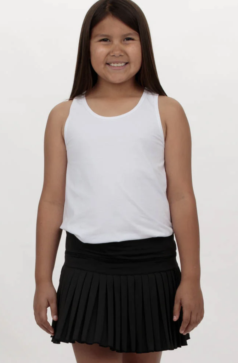 Azarhia Mini Pleated Skort - Black