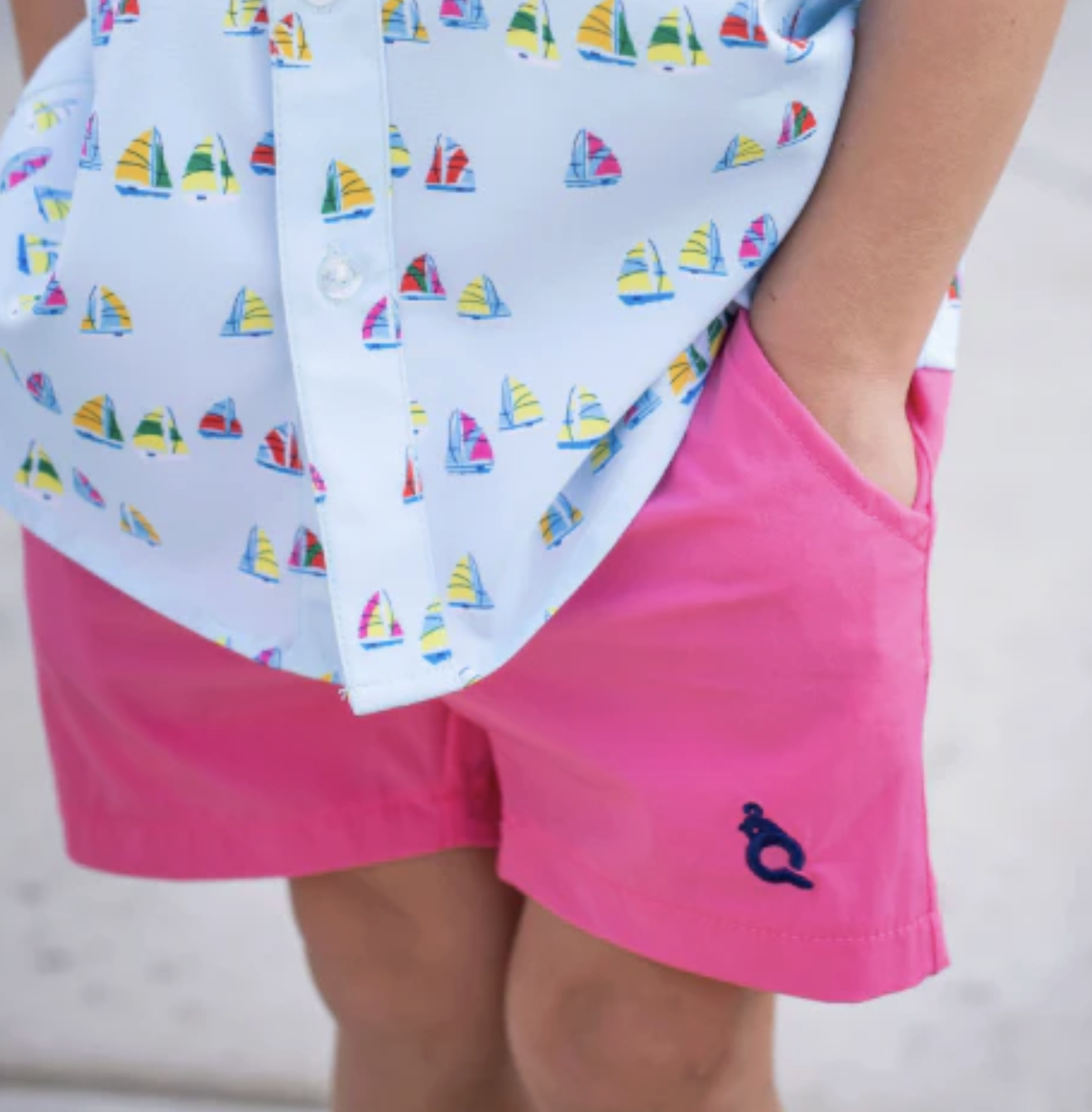 Blue Quail Pink Shorts