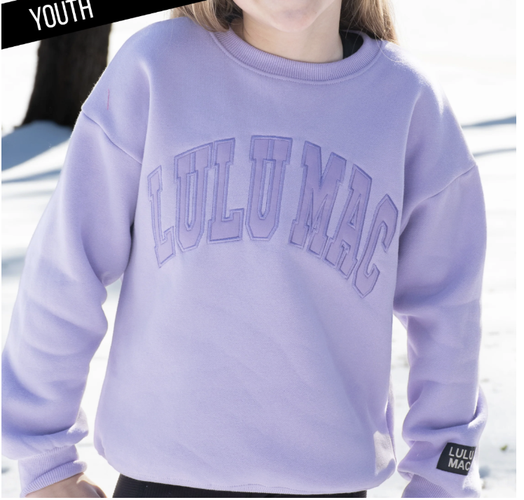 Lulu Mac Youth Lavender Sweatshirt