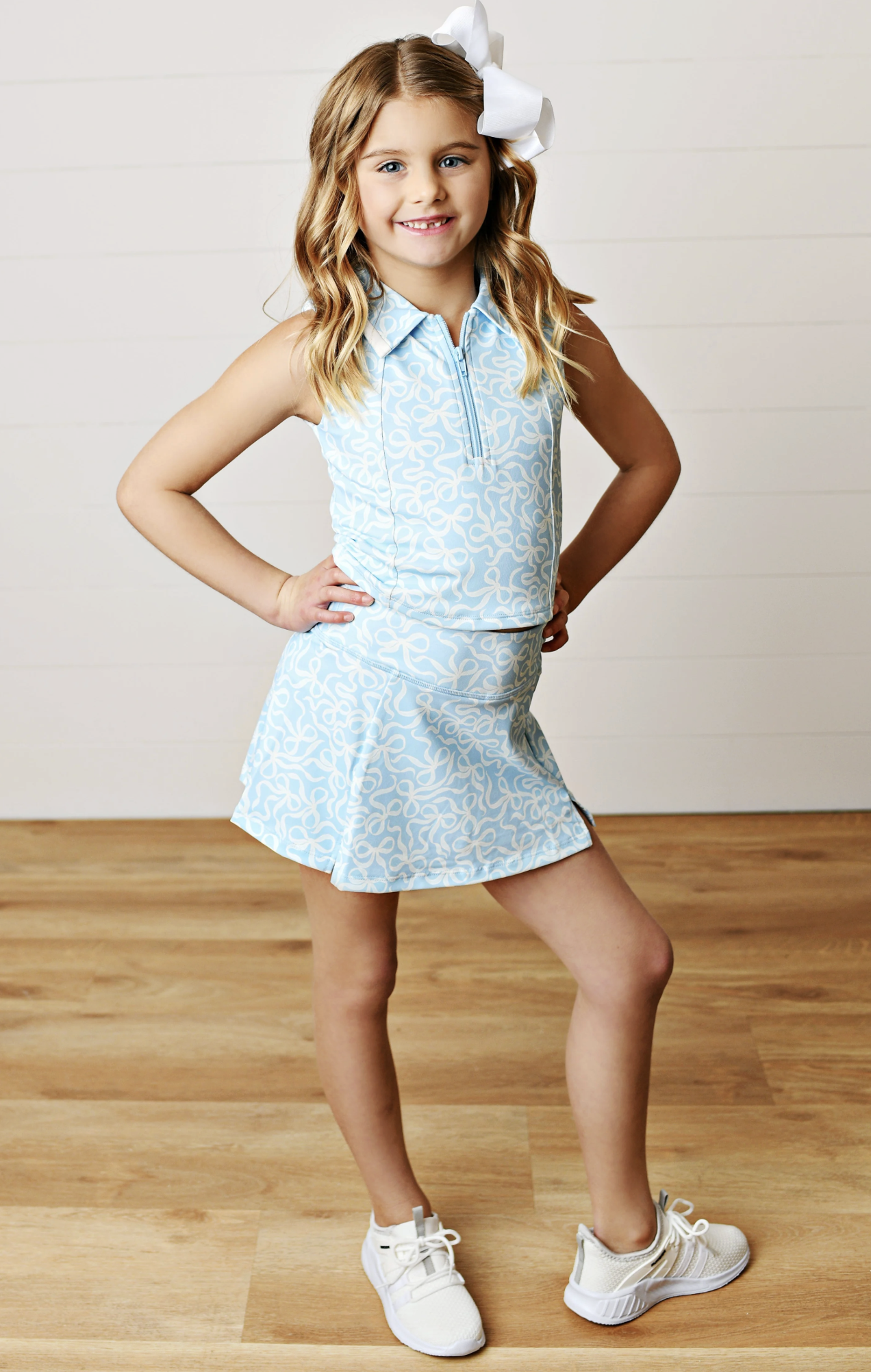 Swoon Baby Blue Sky Bow Proper Set