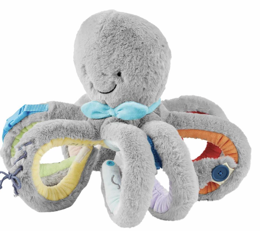 Mud Pie Octivity Pal Plush - Grey