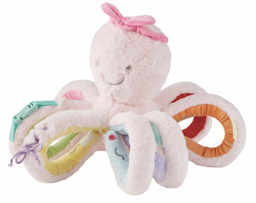 Mud Pie Pink Octivity Pal Plush