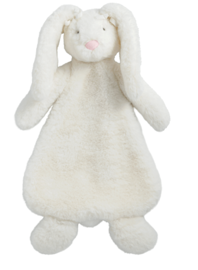 Mud Pie Ivory Bunny Plush Woobie