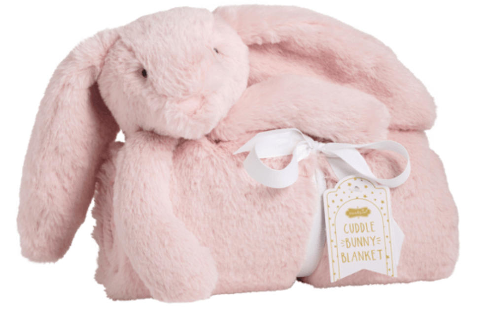 Mud Pie Pink Plush Blanket