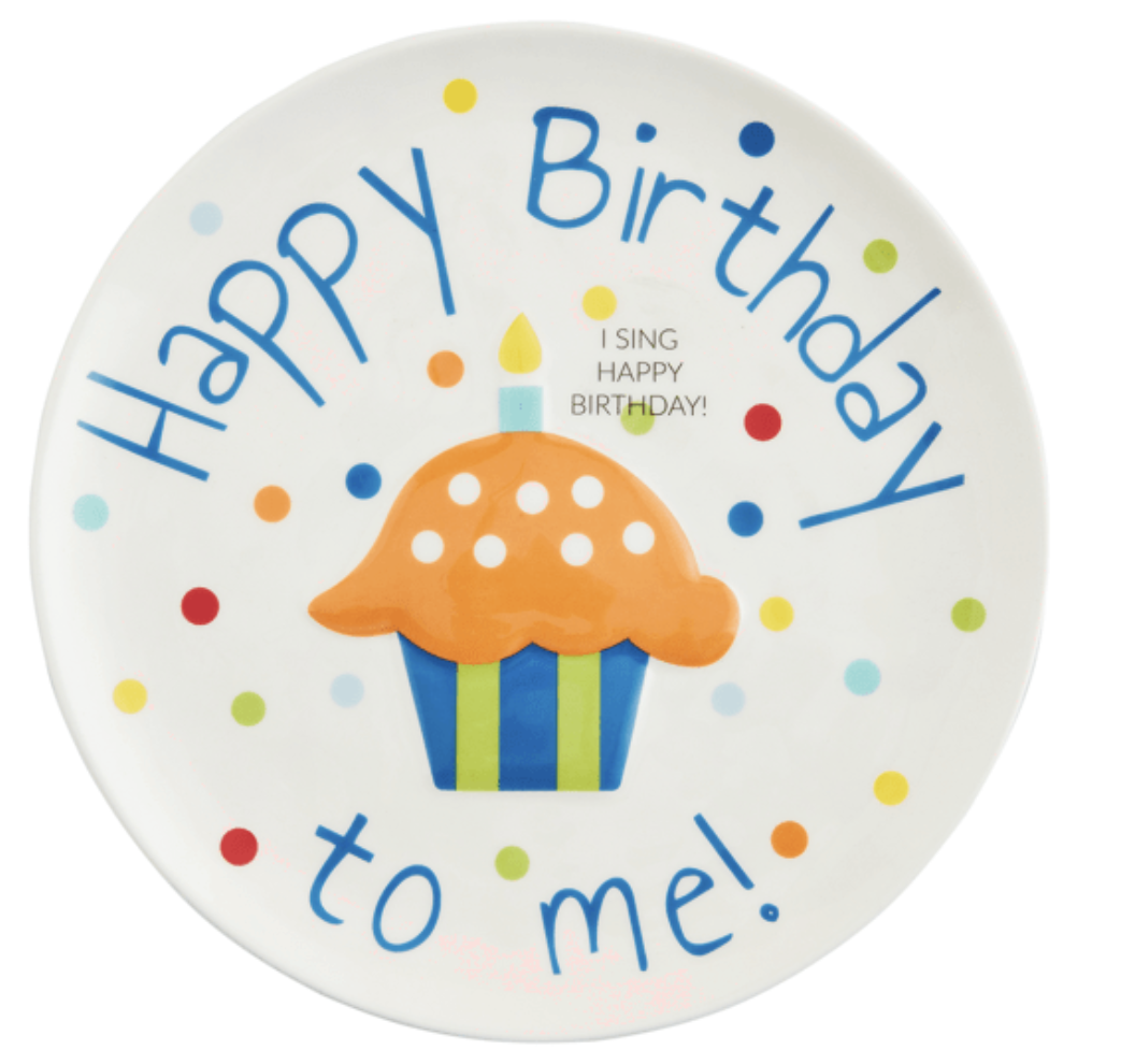 Mud Pie Birthday Singing Plate - Boy