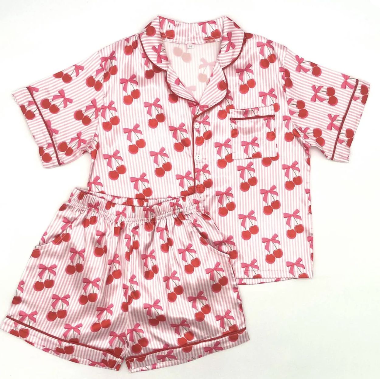 Blended Spirit Silky Cherries PJ Set