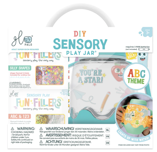 GLO Pals DIY Sensory Play Jar Set - ABC