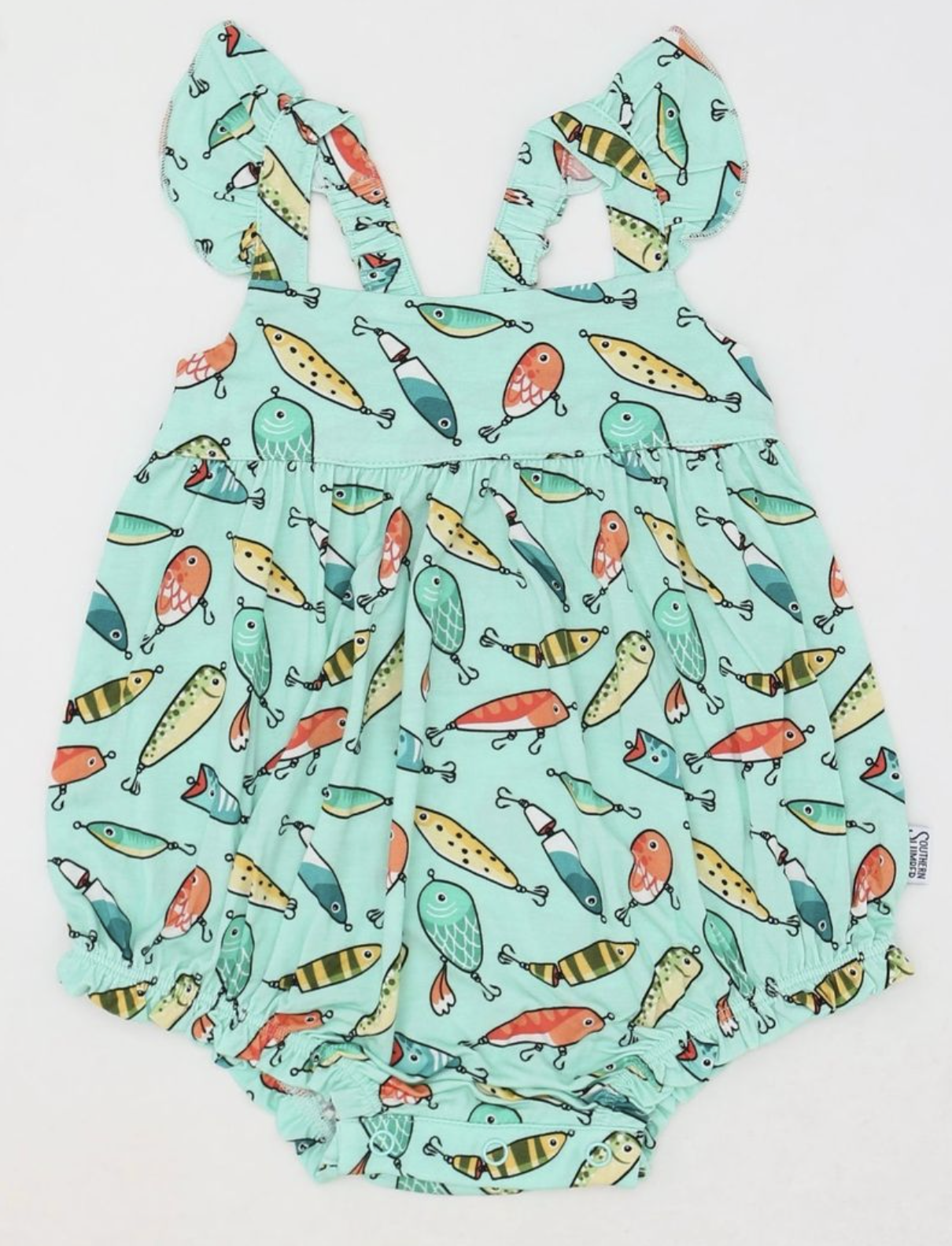 Southern Slumber Fishing Baits Ruffle Romper