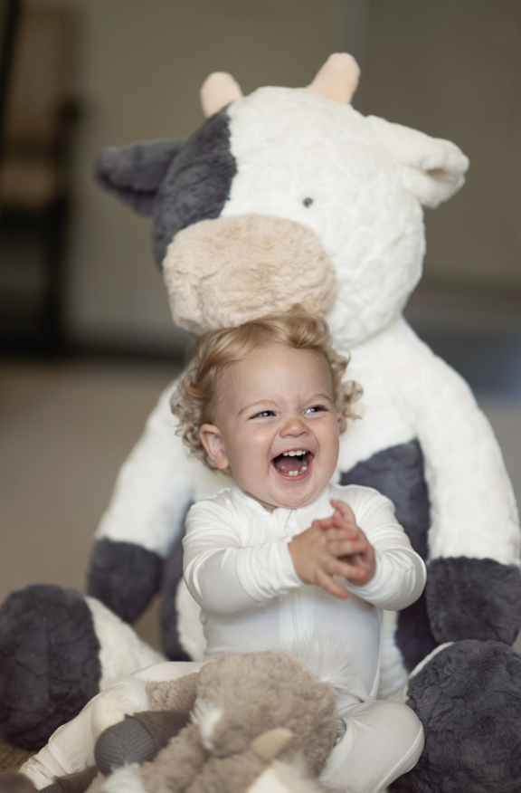 Mud Pie Maise The Cow Jumbo Plush Pal