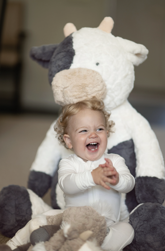 Mud Pie Maise The Cow Jumbo Plush Pal