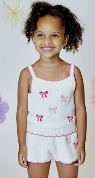 Design History Winter White Short Set