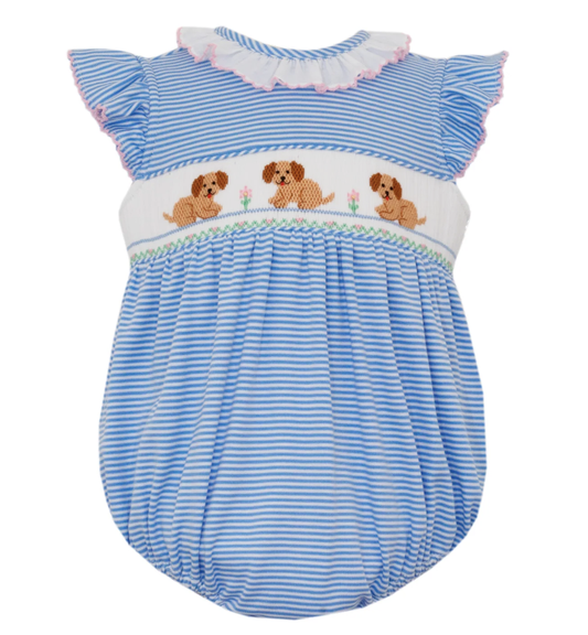 Petit Bebe Garden Puppies Bubble - Girls