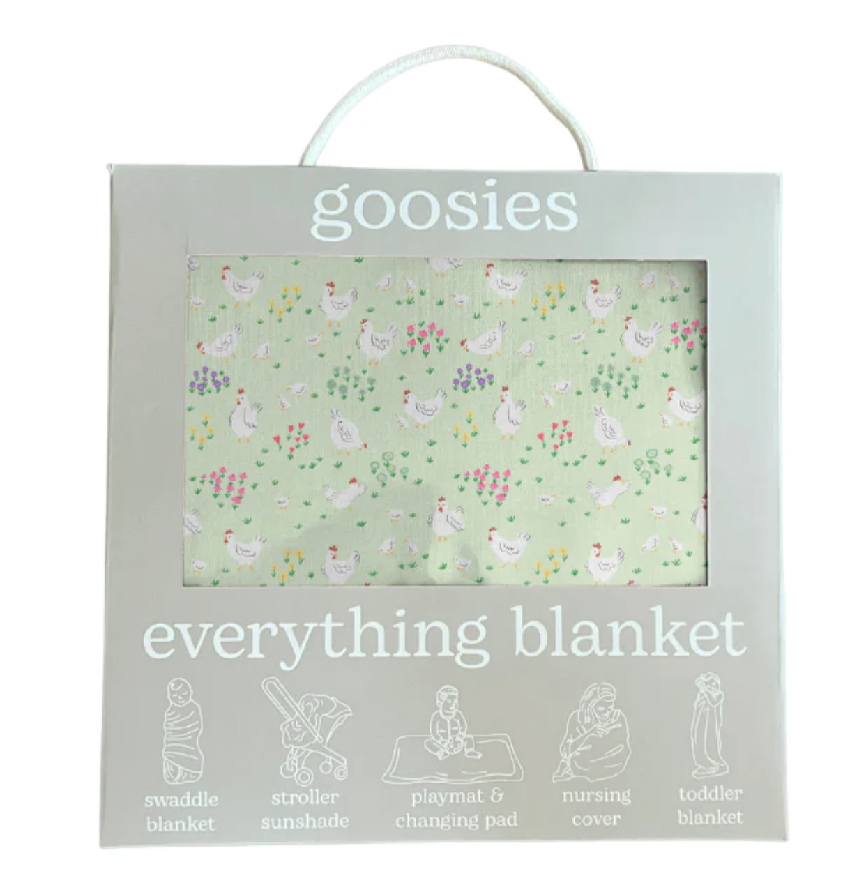 Goosies Everything Blanket - Spring Chickens