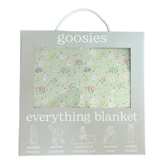 Goosies Everything Blanket - Spring Chickens