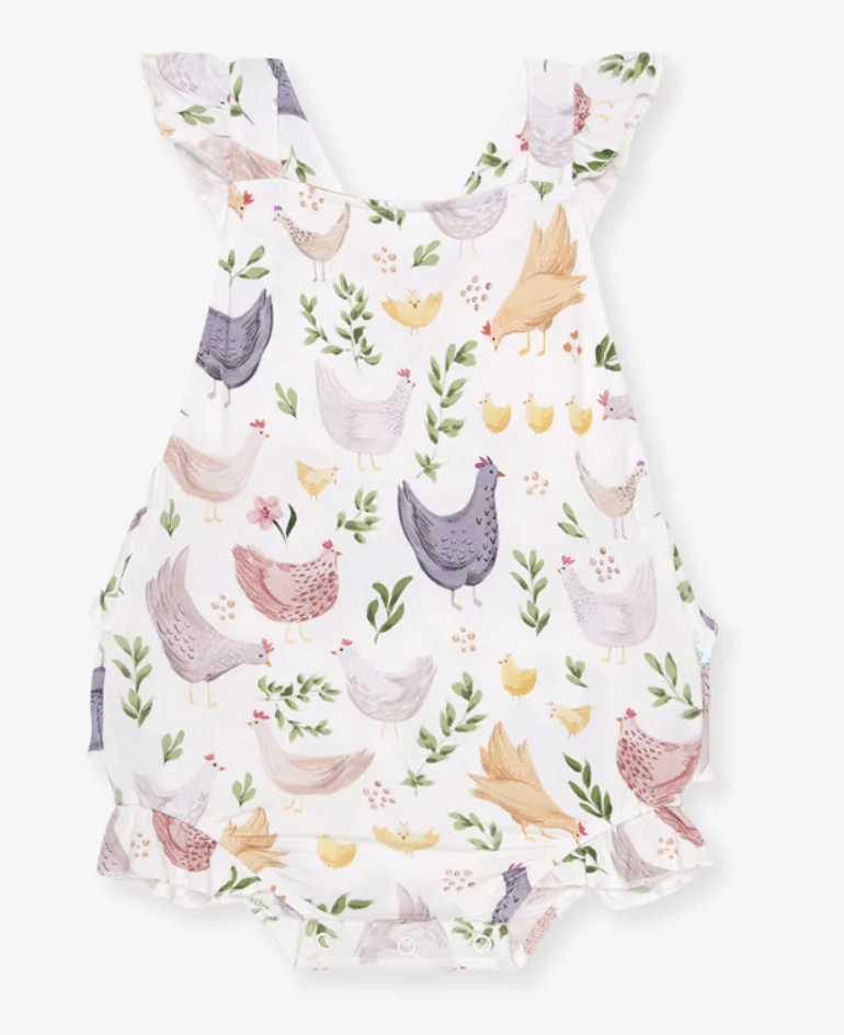Posh Peanut Ruffled Strap Bubble - Jo