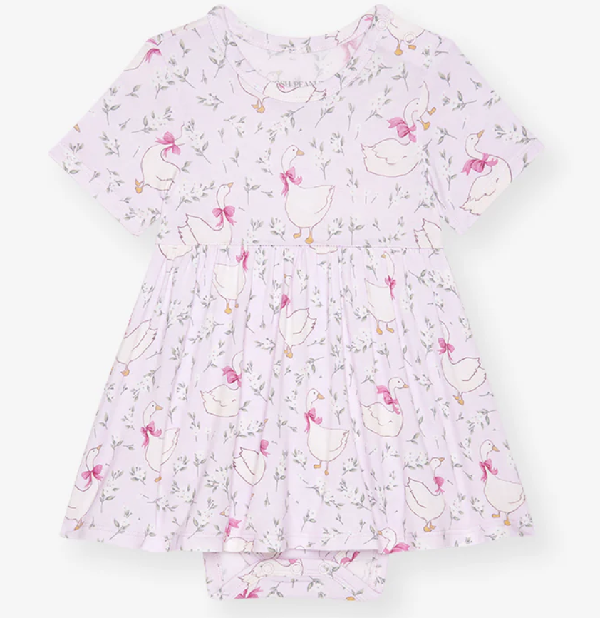 Posh Peanut Bodysuit Dress - Goose Blossoms