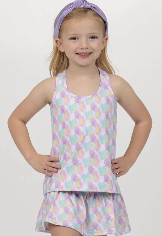 Azarhia Cotton Candy Leopard Printed Tank