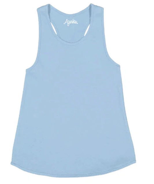 Azarhia Tank Top with Racer Back - Lt Blue