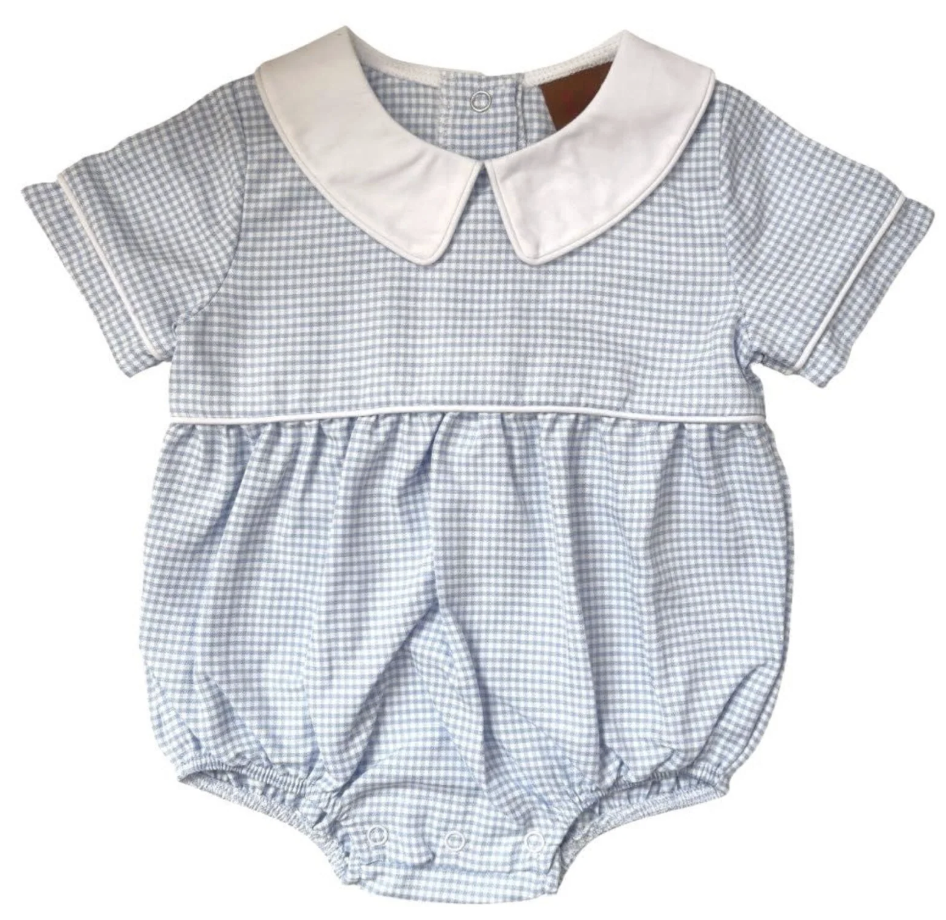 Millie Jay Asher Bubble - Blue Gingham