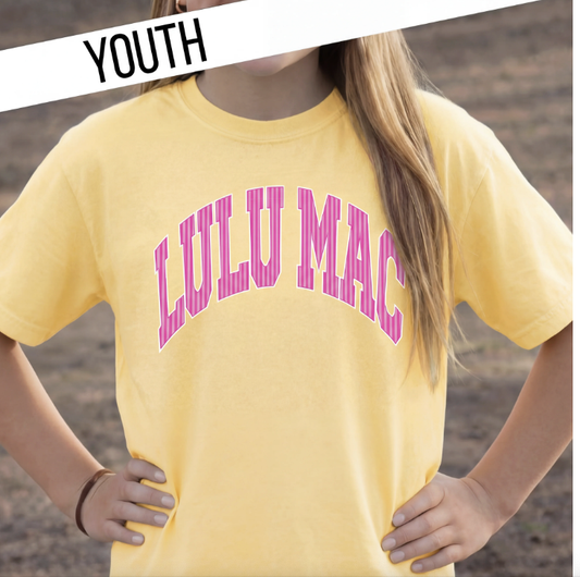 Lulu Mac Stripe Butter Youth Comfort Tee